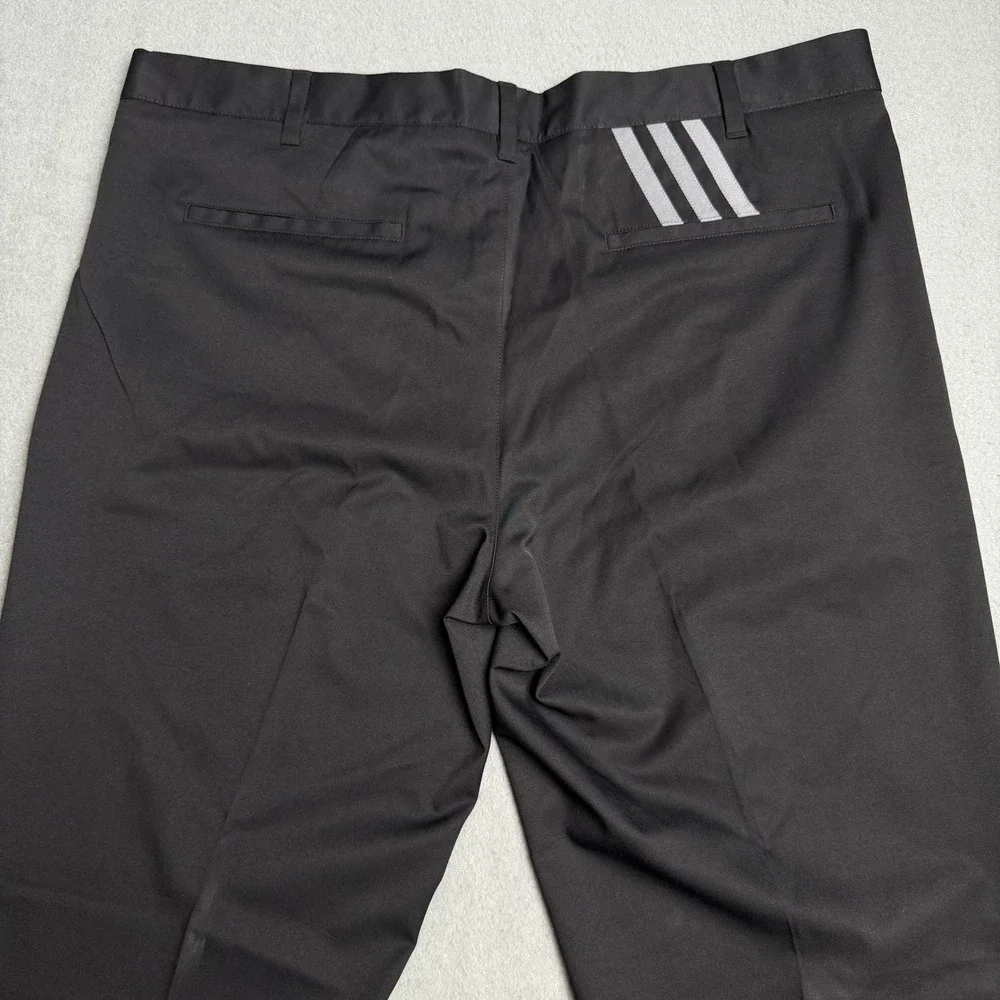 Adidas Mens Ultimate365 Golf Pants Black Flat Front 38x30 Trousers